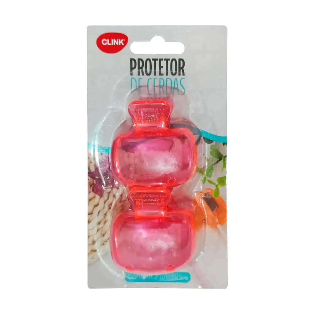 Tampa Protetora Escova Bucal KIT 2 Pçs Plástico Pç 4,7 cm x 4,5 cm x 2,8 cm — imagem 2