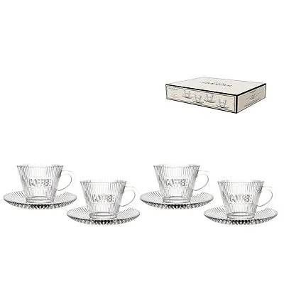 Xícara de Café Print Transparente 180ml 4 Peças — imagem 2