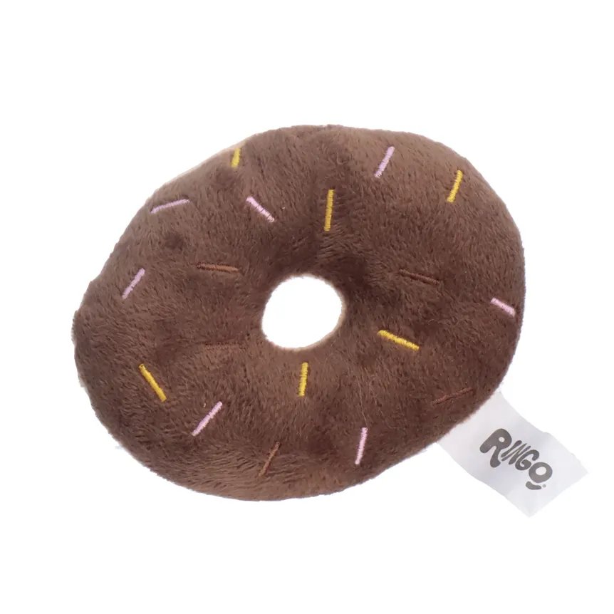 Brinquedo para Cão Pelúcia Rosquinha 10cm — imagem 2