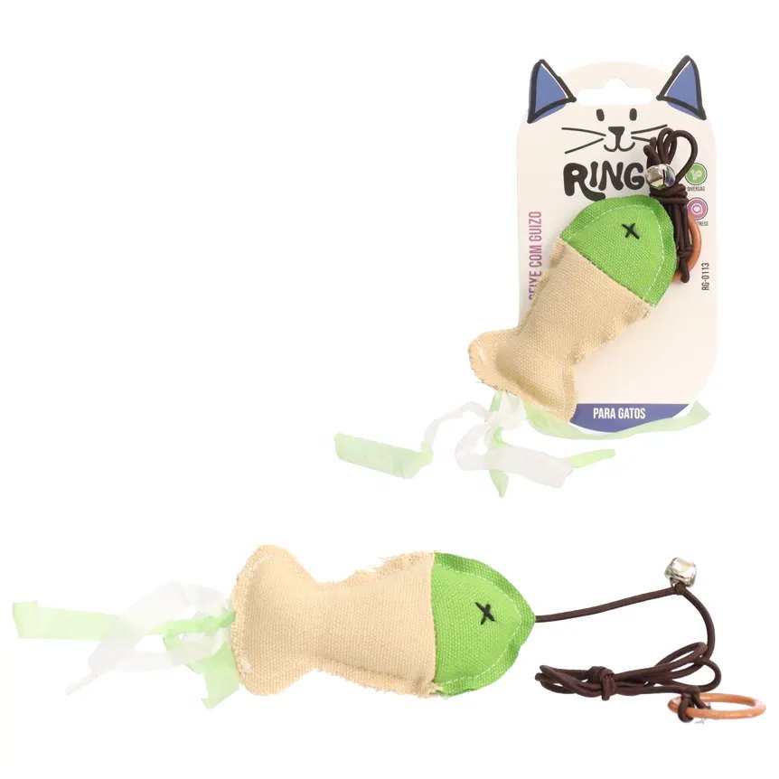 Brinquedo para Gato Peixe Guizo — imagem 2