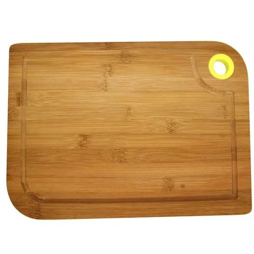 Tábua Bambu com Alça Silicone 33 cm x 24 cm x 1,5 cm (1 un) — imagem 2