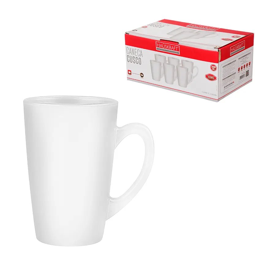 Caneca Cusco Branca 200ml 6 Peças — imagem 2