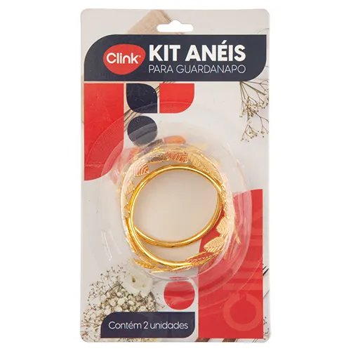KIT 2 Anel Guardanapo Ferro 4,5 cm x 4,5 cm x 3 cm — imagem 3