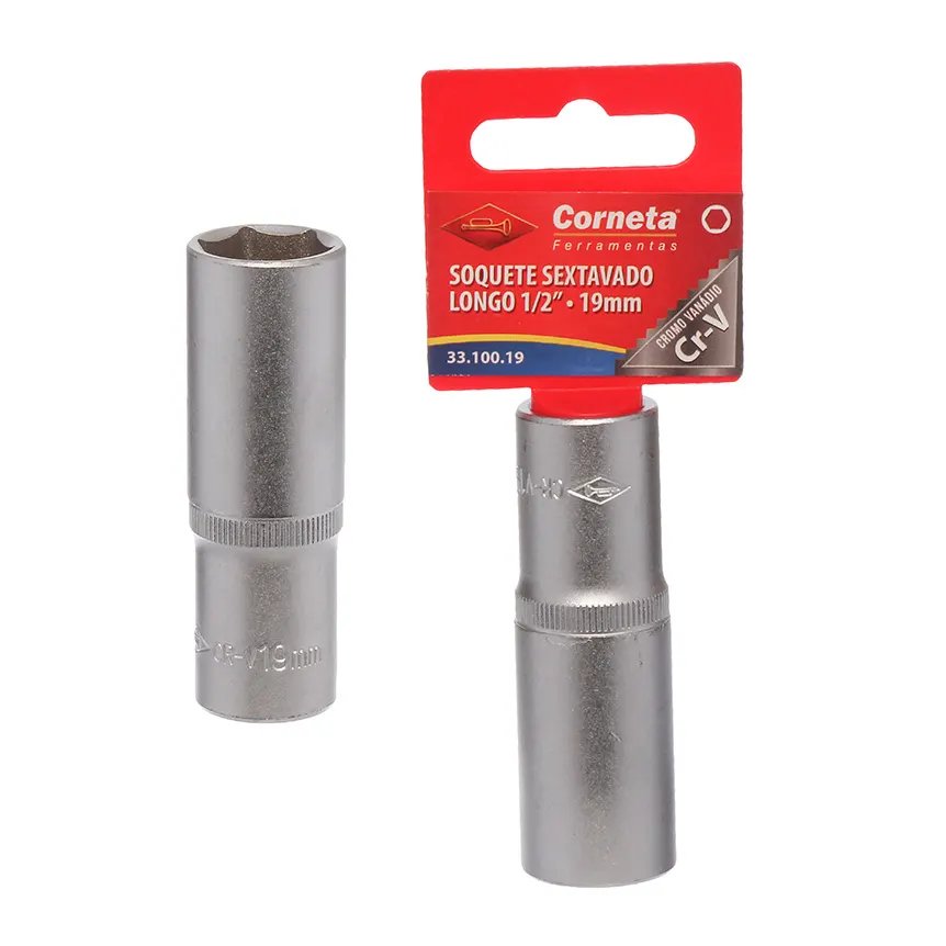 Soquete Sextavado Longo 1/2 19mm — imagem 3