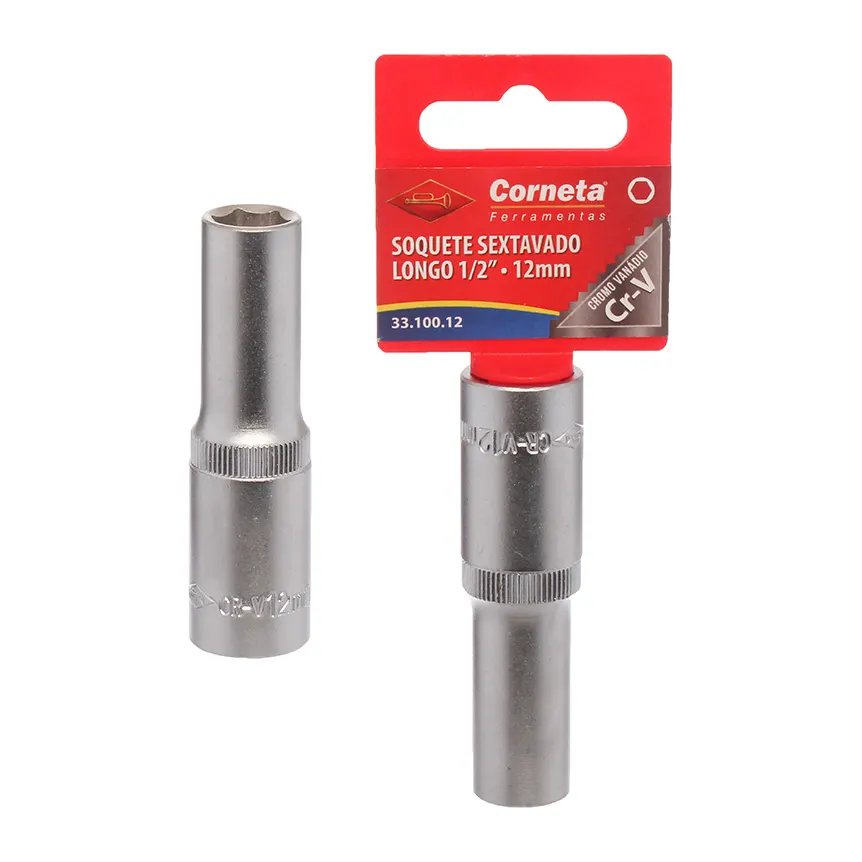 Soquete Sextavado Longo 1/2 12mm — imagem 2