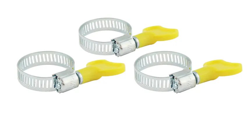 Jogo com 3 Abraçadeiras Aço Borboleta — imagem 2