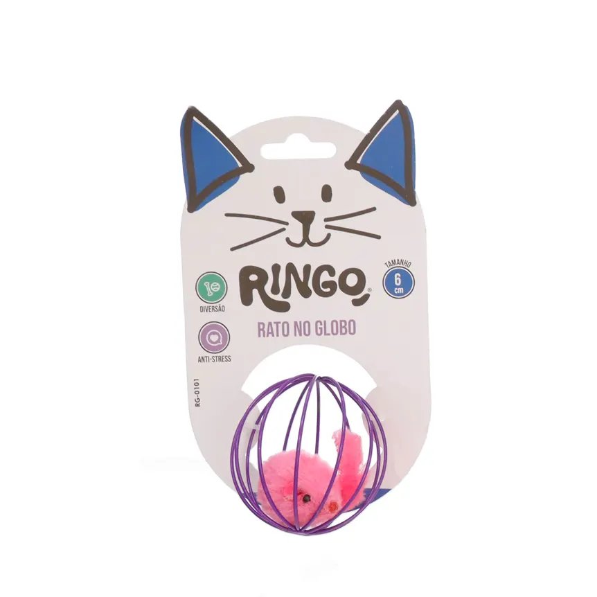 Brinquedo para Gato Rato Globo 6cm — imagem 3