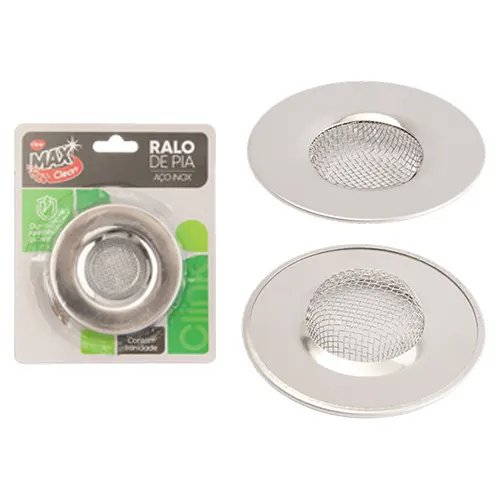 Ralo Pia Aço INOX 6,5 cm (1 un) — imagem 2