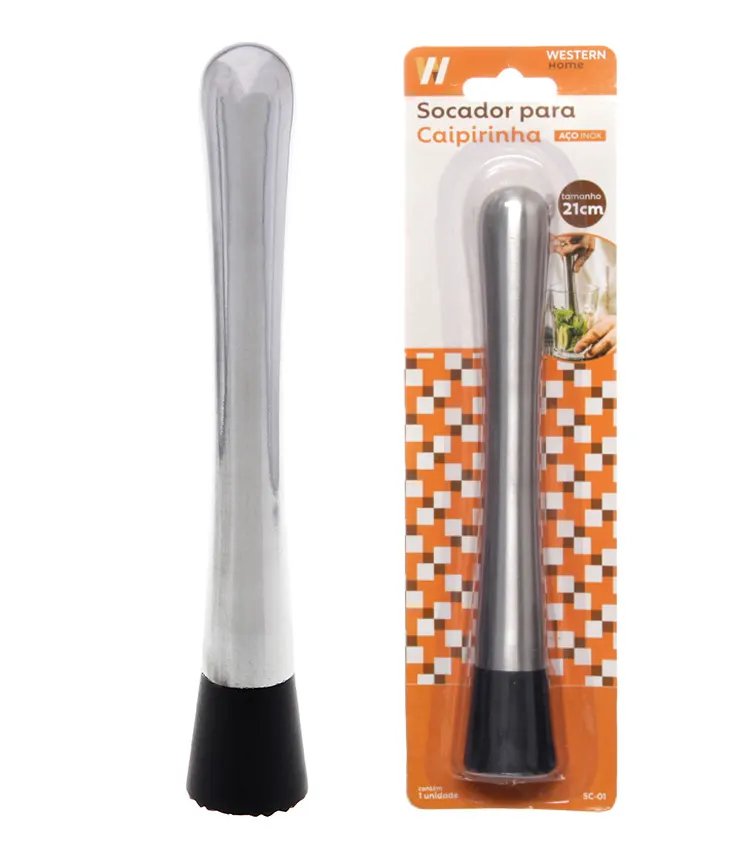 Socador Inox para Caipirinha 21cm — imagem 4