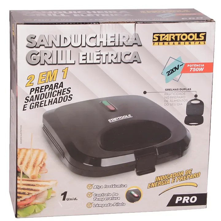 Sanduicheira Grill Eletrica — imagem 2