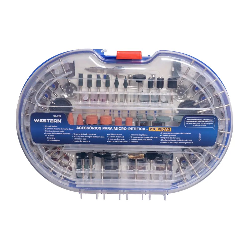 Acessórios Micro Retifi 276 Peças — imagem 2