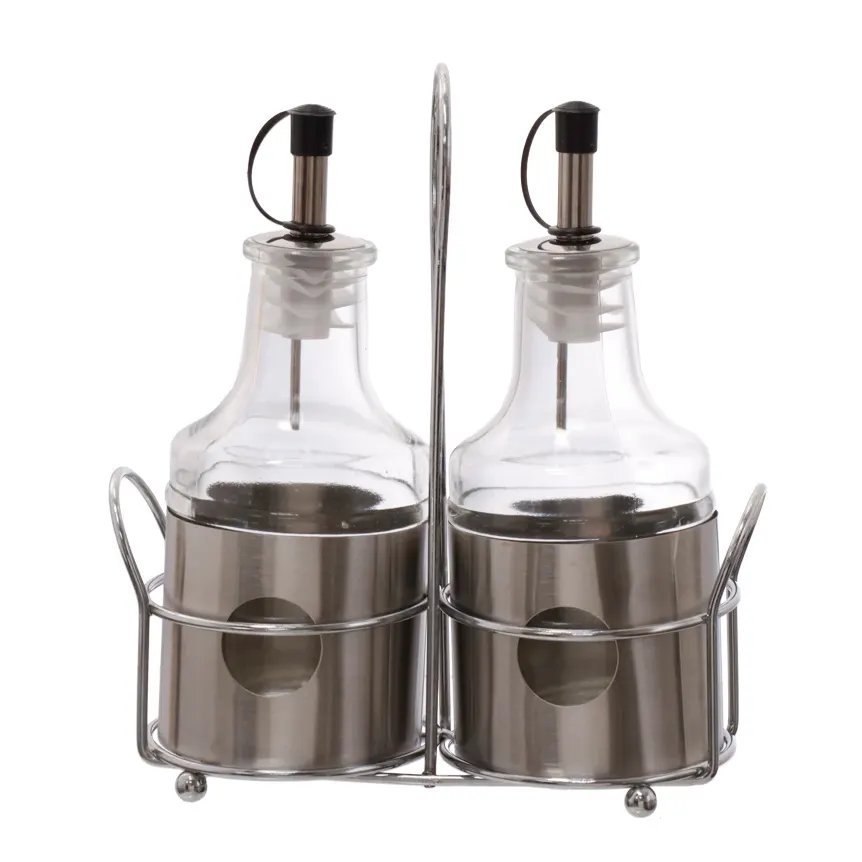Galheteiro Vidro com Suporte 200ml 3 Peças — imagem 4
