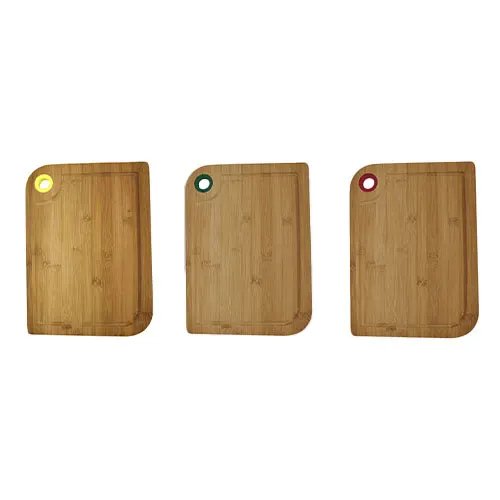 Tábua Bambu com Alça Silicone 37,5 cm x 27 cm x 1,5 cm (1 un) — imagem 2