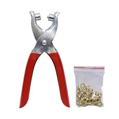 Alicate Ilhoses Vermelho 5" 90 Peças — imagem 4