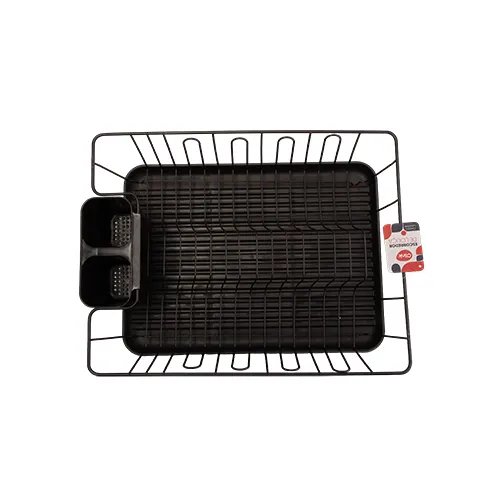 Escorredor Pratos Ferro e Plástico PP 46 cm x 35,5 cm x 11,5 cm — imagem 2