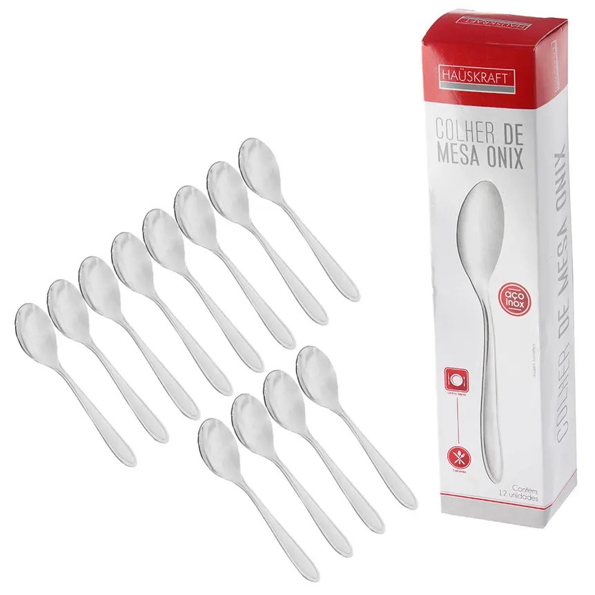 Talher Colher Mesa Onix 12 Peças — imagem 4