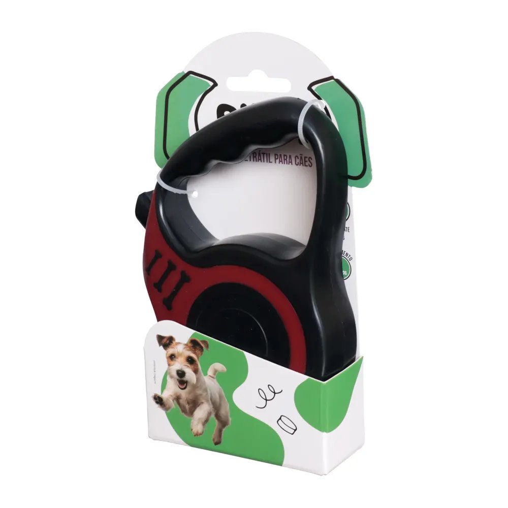Guia Retrátil Cães 5m 25kg — imagem 3