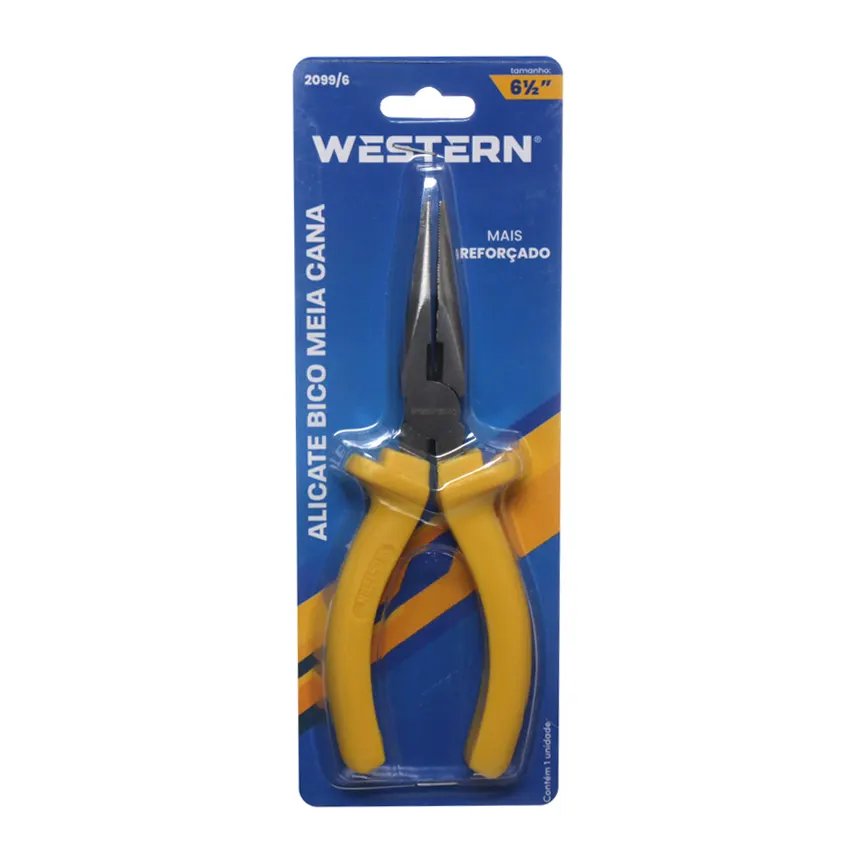 Alicate Bico M Cana Pro Amarelo 6" — imagem 4
