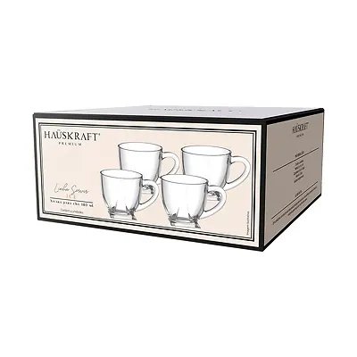 Xícara de Chá Ice Transparente 180ml 4 Peças — imagem 4