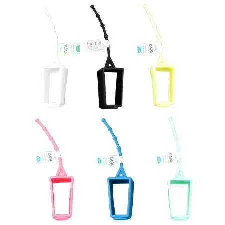Capa Frasco Silicone Plástico 3,5 cm x 7 cm — imagem 2