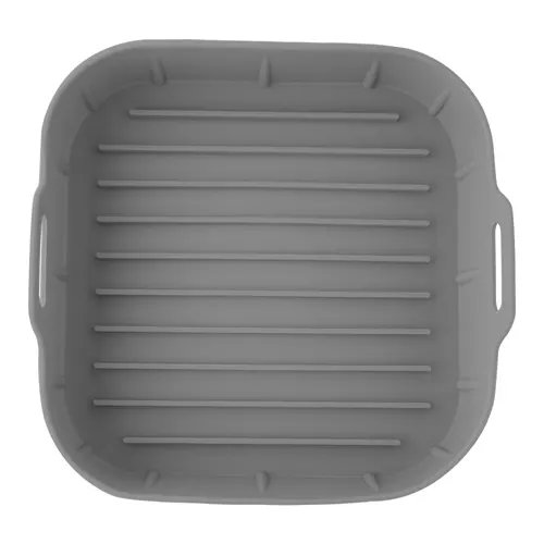 Forma Cozimento Quadrada Fritadeira Elétrica Silicone 20,5 cm x 20,5 cm x 7 cm — imagem 2