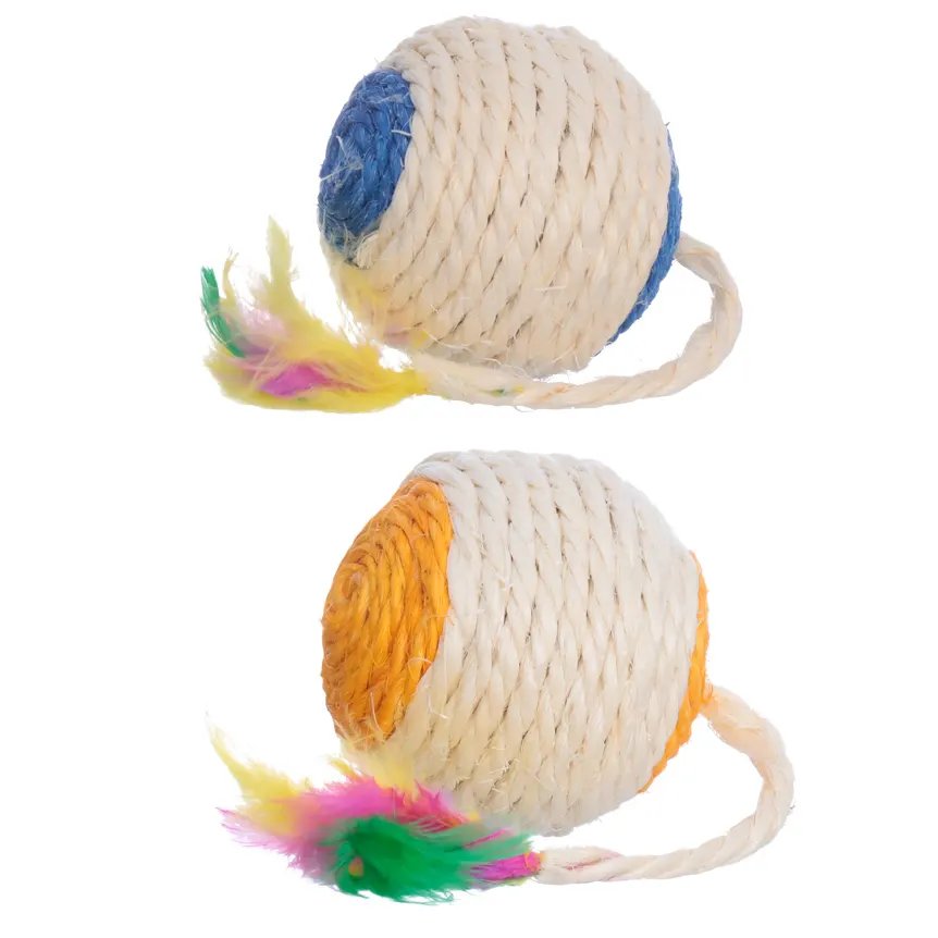 Brinquedo para Gato Bola Sisal 19,5cm — imagem 4