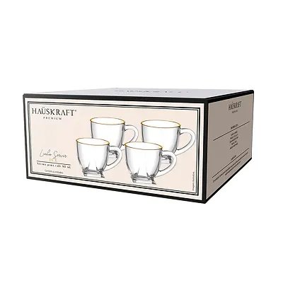 Xícara de Café Ice Grande 90ml 4 Peças — imagem 4