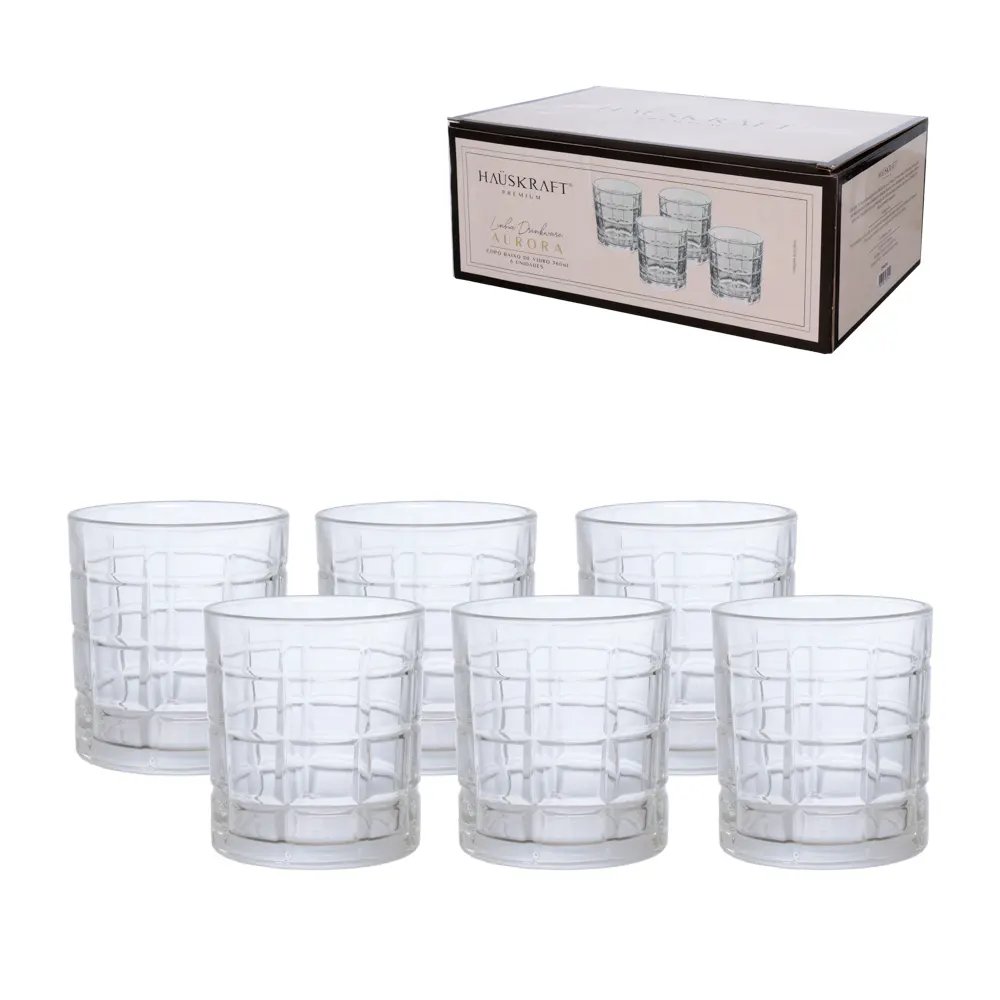 Copo Baixo Vidro Aurora 360ml 6 Peças — imagem 4
