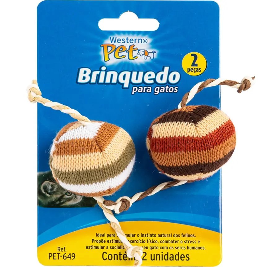 Brinquedo para Gato 14cm Jogo 2 Peças — imagem 3