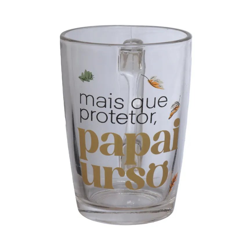 Caneca Vidro Papai Urso 320ml — imagem 4