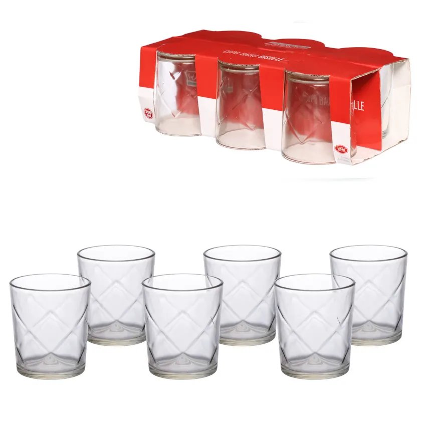 Copo Baixo Vidro Giselle 256ml 6 Peças — imagem 2