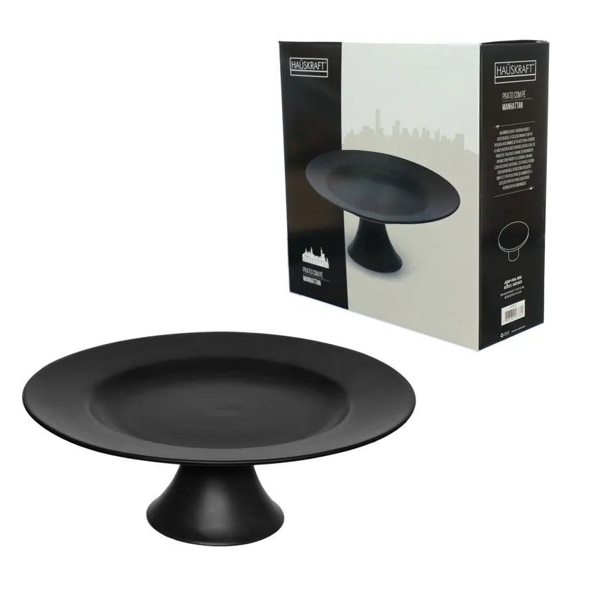 Centro de Mesa Pé Manhã Preto 29cm — imagem 3