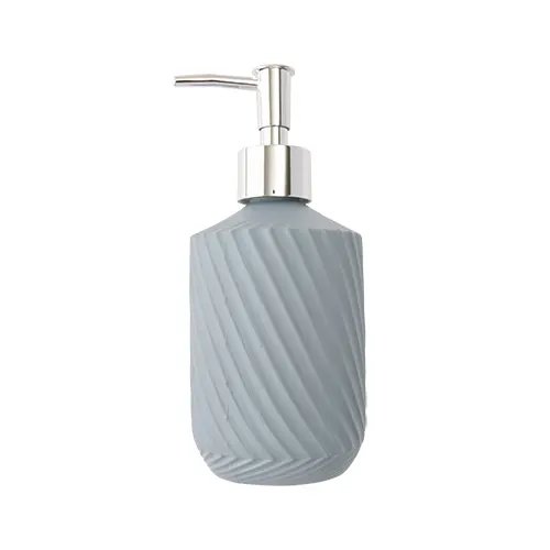 Dispenser Sabonete Liquido 390 ml Vidro e Plástico PP 7,8 cm x 7,8 cm x 18,3 cm — imagem 2