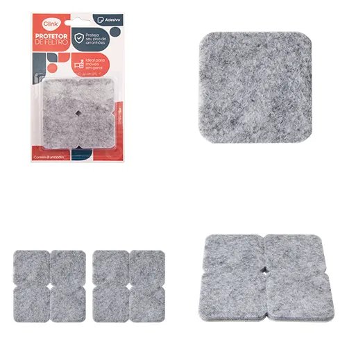 Protetor Moveis Quadrado Feltro 4,5 cm x 4,4 cm — imagem 2