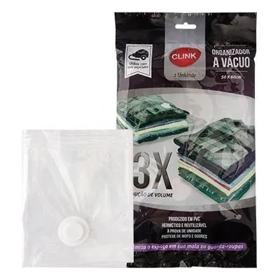 Organizador Vácuo Plástico 50 cm x 60 cm — imagem 2