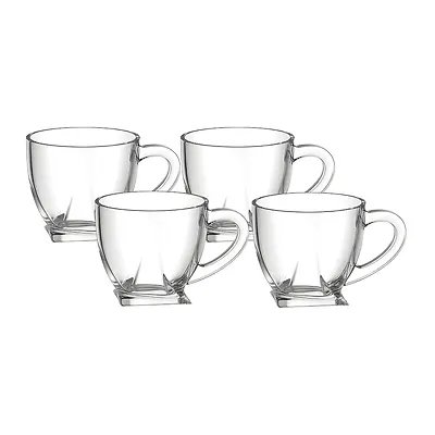 Xícara de Chá Ice Transparente 180ml 4 Peças — imagem 3
