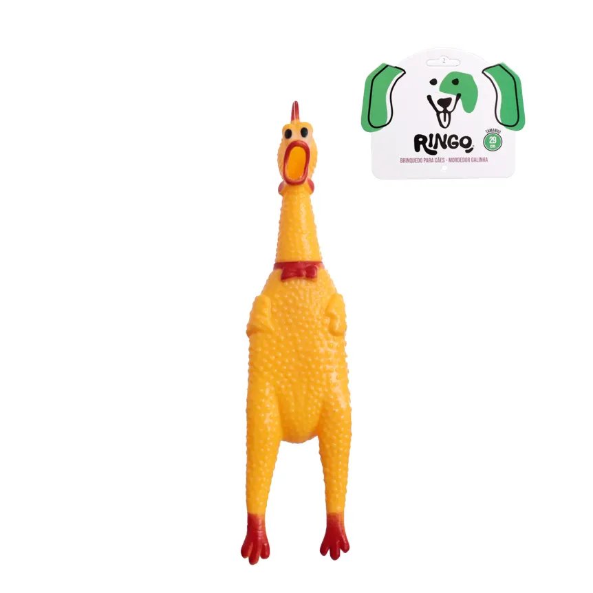 Brinquedo para Cão Mordedor Galinha 29cm — imagem 2