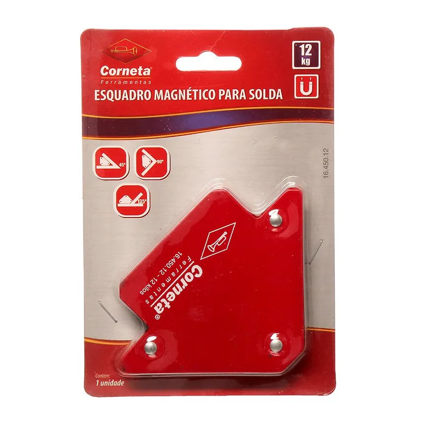 Esquadro Magnético 3"25LB 12kg — imagem 3