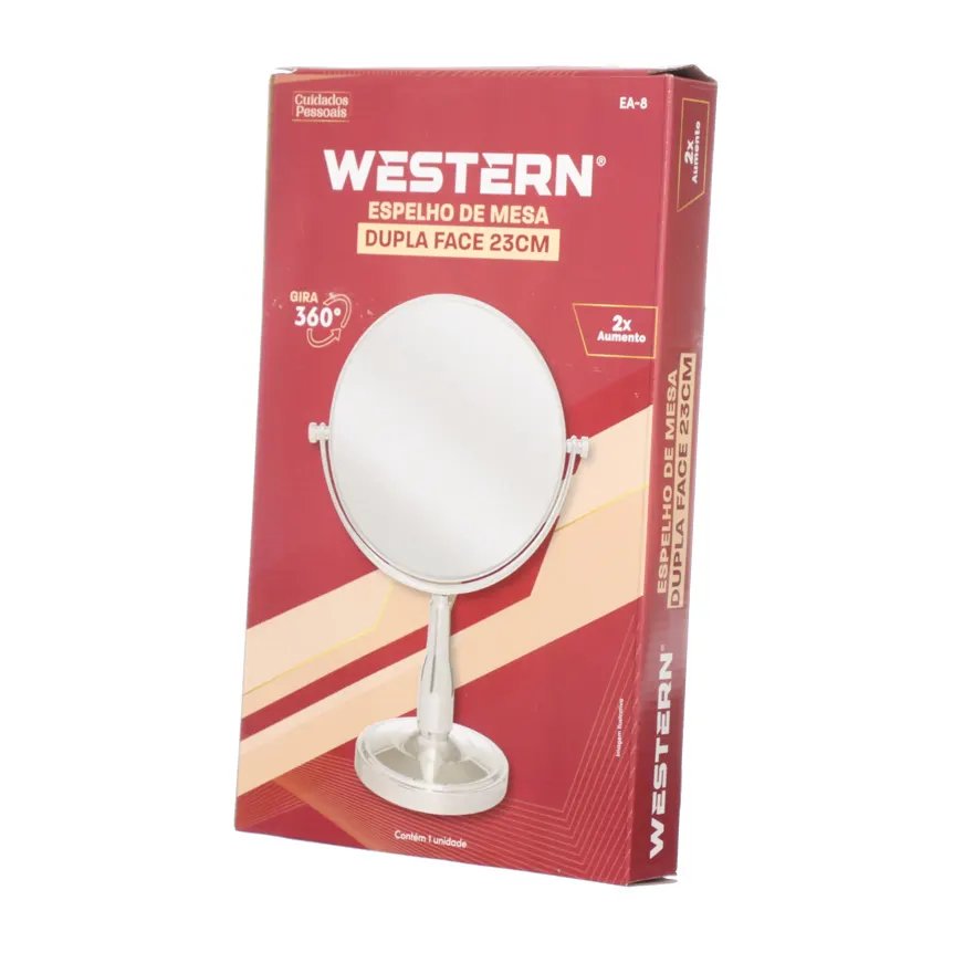 Espelho de Mesa Aumento Redondo 23cm — imagem 2
