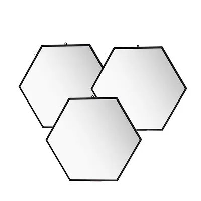 Espelho Hexagonal 20x22cm 3 Peças — imagem 4