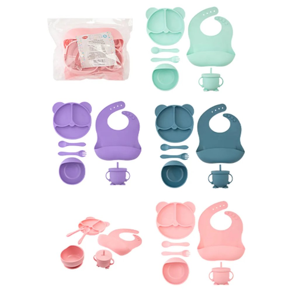 KIT Alimentacão Infantil 6 PçsSilicone 30 cm x 22 cm x 4 cm — imagem 2