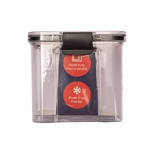 Pote Hermético 700 ml Plástico PET 10,7 cm x 11,9 cm x 9,7 cm — imagem 2