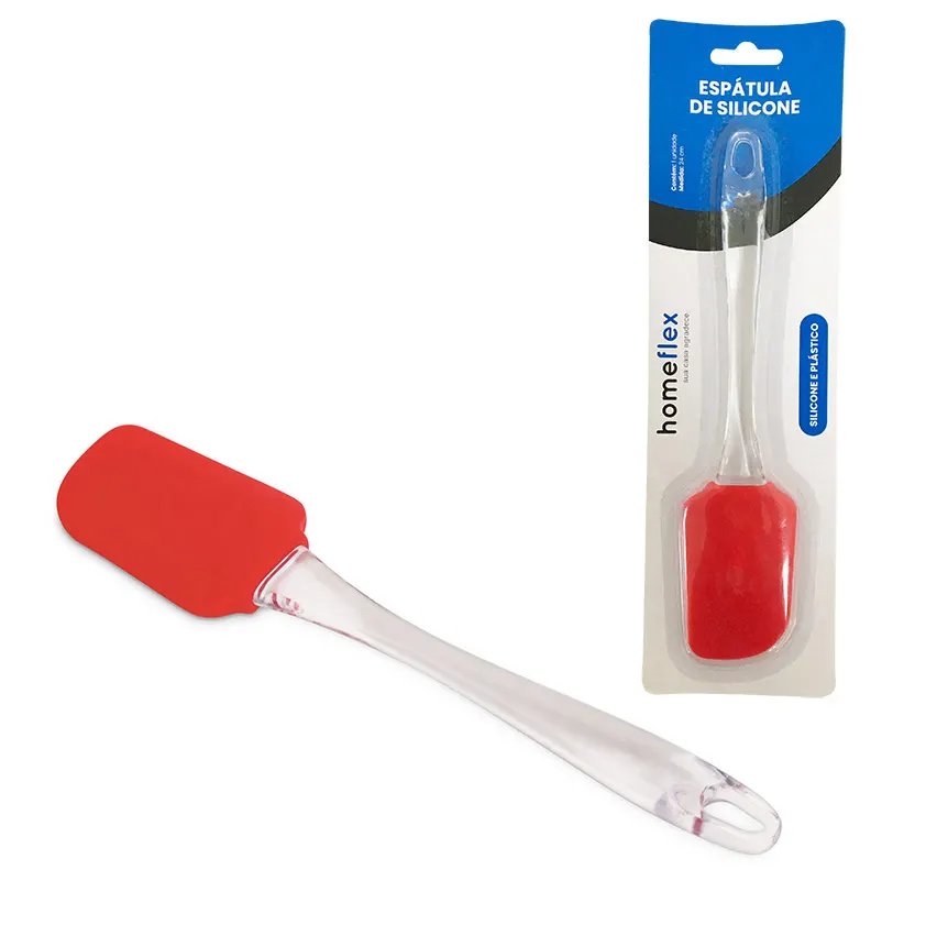 Espátula Silicone 24cm Vermelha — imagem 2