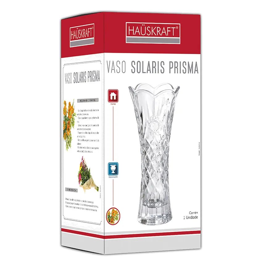 Vaso Vidro Solaris Prisma 19cm — imagem 2