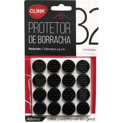 Protetor Redondo Moveis Borracha 1,9 cm — imagem 2