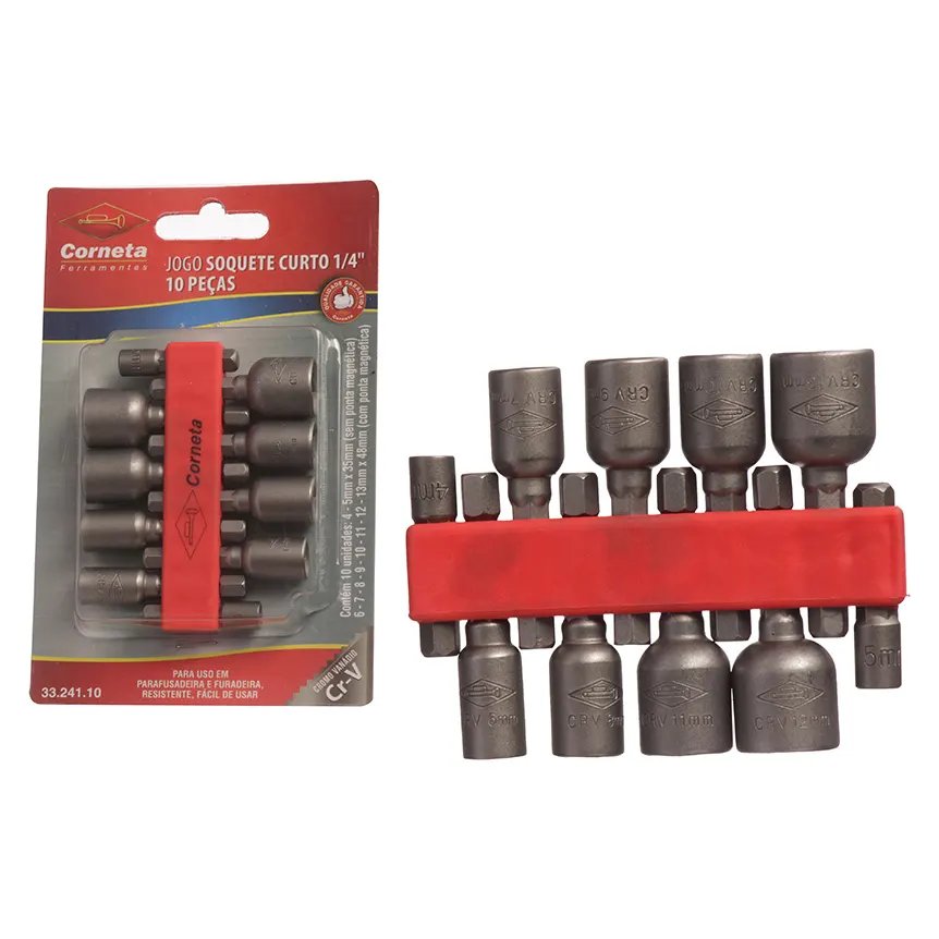 Soquete para Furadeira 4-13mm 10 Peças — imagem 3