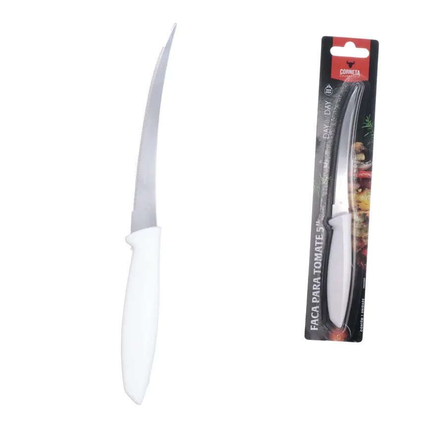 Faca Tomate Inox Cabo Branco DBD 5" — imagem 2