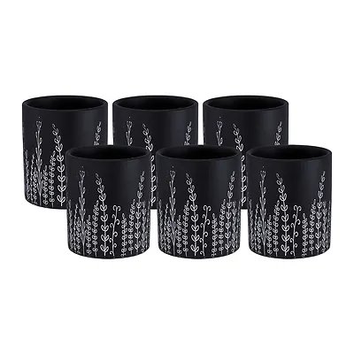 Vaso Cerâmica Rive Preto 10,5x11,5cm — imagem 5
