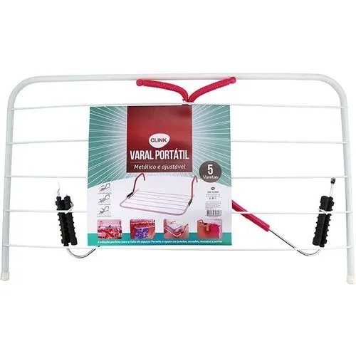 Varal Portátil Metalico 60 cm x 36 cm (1 un) — imagem 3
