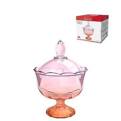 Potiche Decorativo Peac Vidro DC 17cm — imagem 2